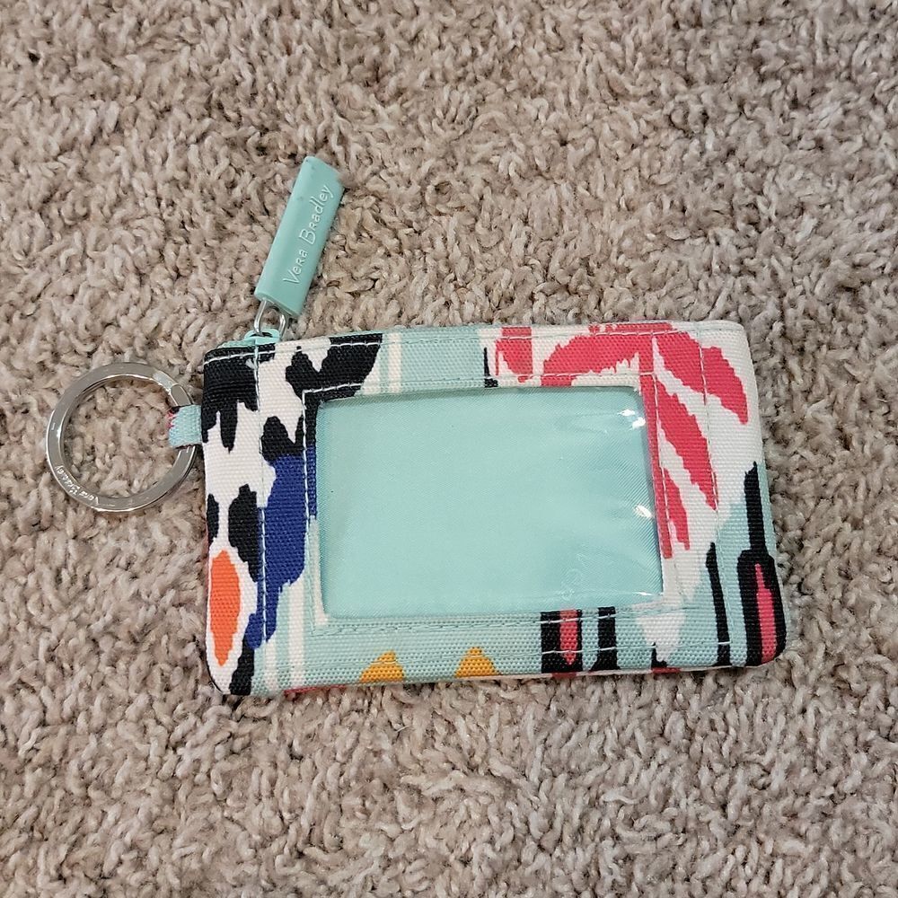 Vera Bradley ID Keychain Wallet • Pueblo Southwest Pattern • Retired